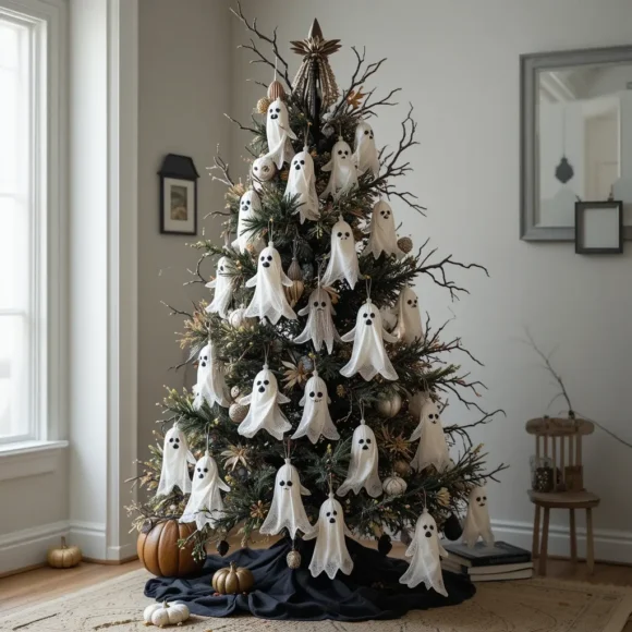 Hanging Ghost Ornaments