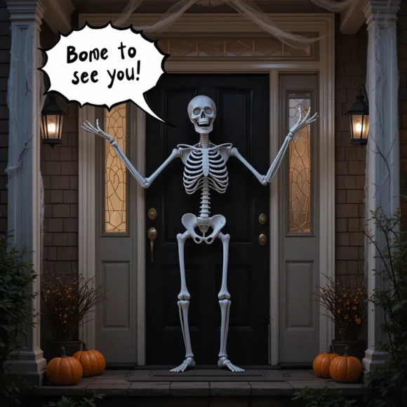 Hanging Skeleton Greeter