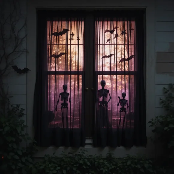 Haunted Curtain Shadows