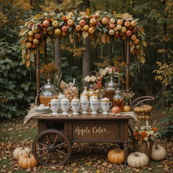 Hot Apple Cider Station