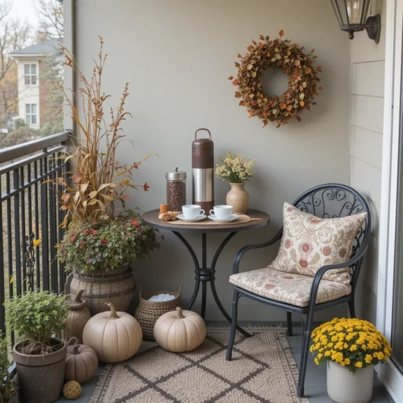 Fall Balcony Decorating Ideas