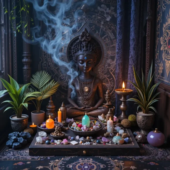 Incense and Crystal Altars