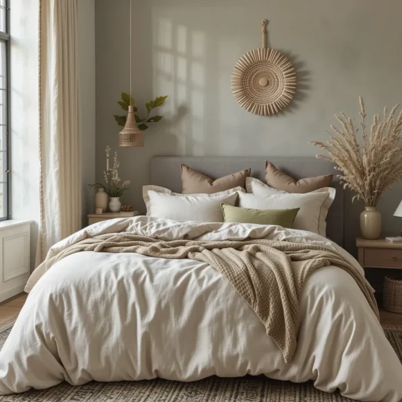 Linen Bedding in Neutral Colors