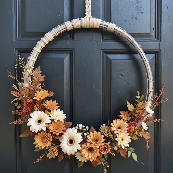 Macramé Hoop Wreath