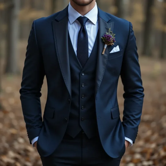 Midnight Blue Wedding Suit