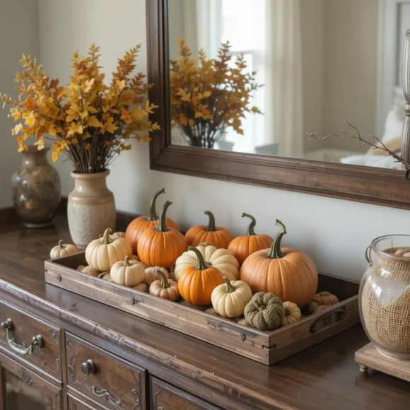 Miniature Pumpkin Display