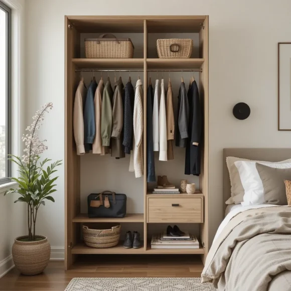 Minimalist Open Wardrobe
