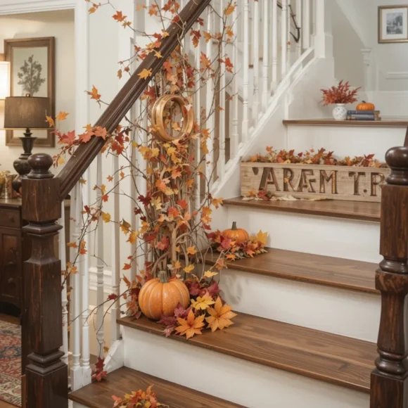Monogrammed Fall Decor