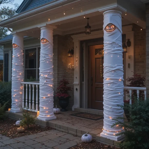 Mummy-Wrapped Columns