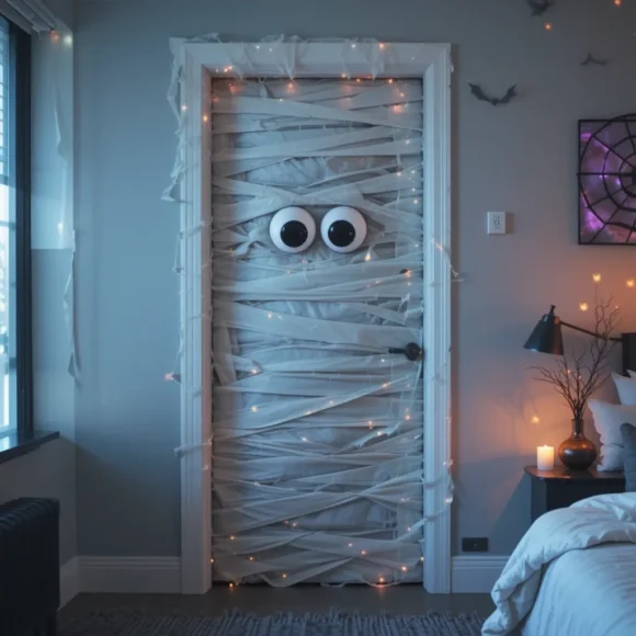Mummy-Wrapped Door