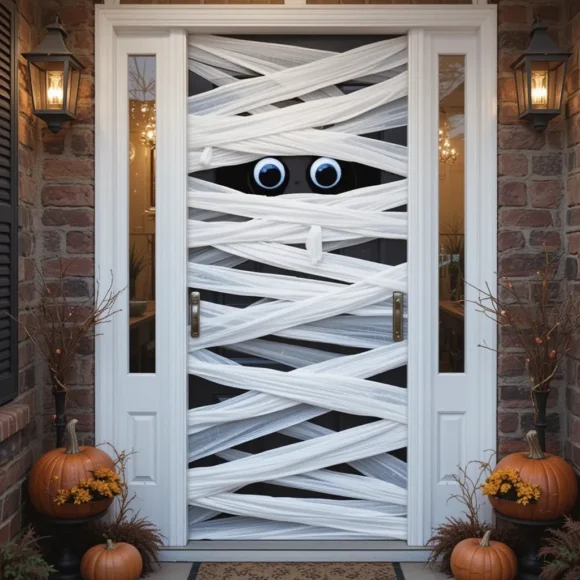 Mummy-Wrapped Door