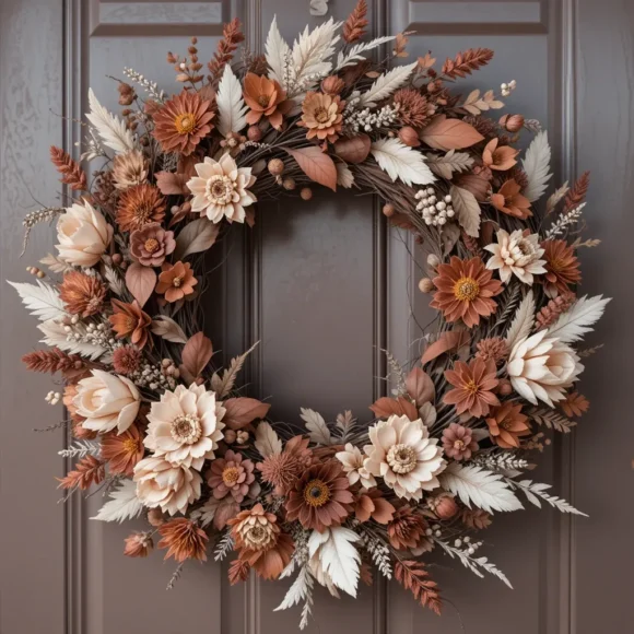 Muted Terracotta Florals