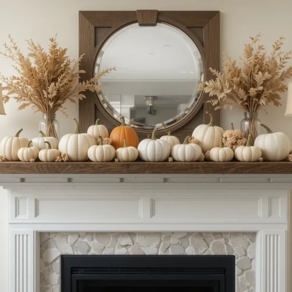 Neutral Pumpkin Display