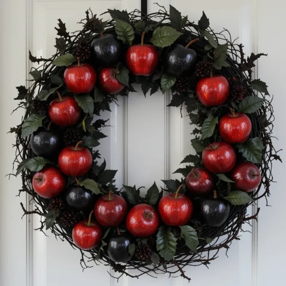 Poison Apple Wreath