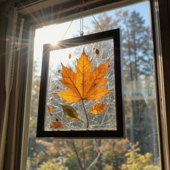 Pressed Leaf Art