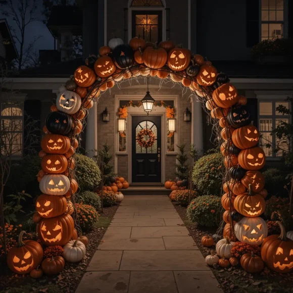 Pumpkin Archway Entrance