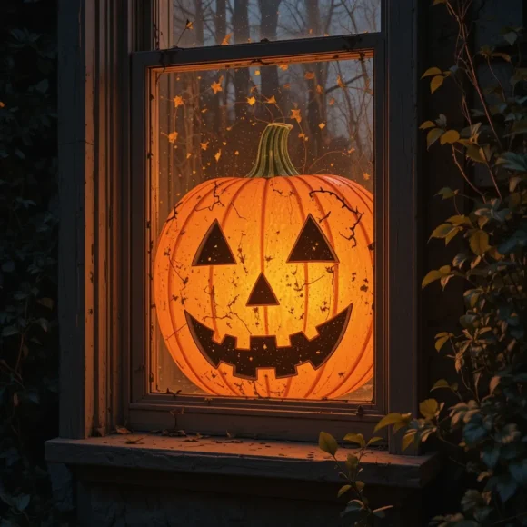 Pumpkin Face Light Box