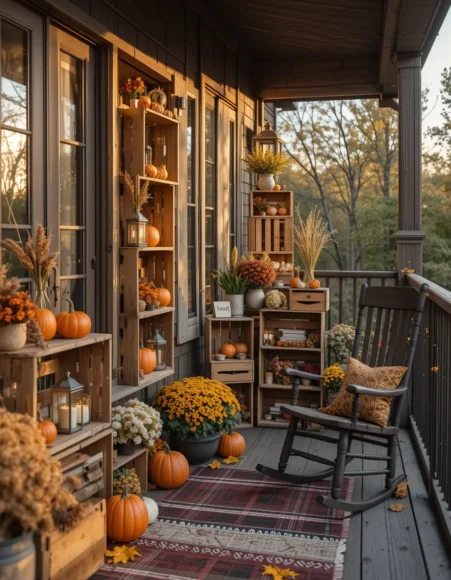 Fall Balcony Decorating Ideas