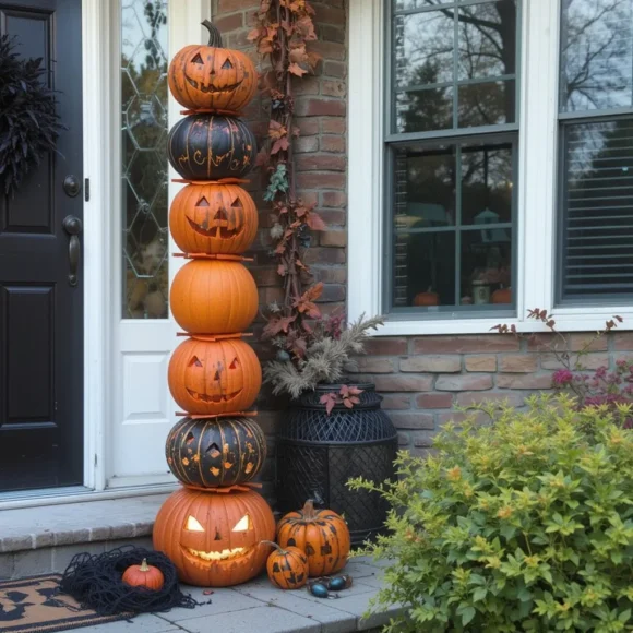 Pumpkin Tower Display