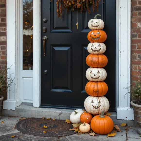 Pumpkin Tower by the Door