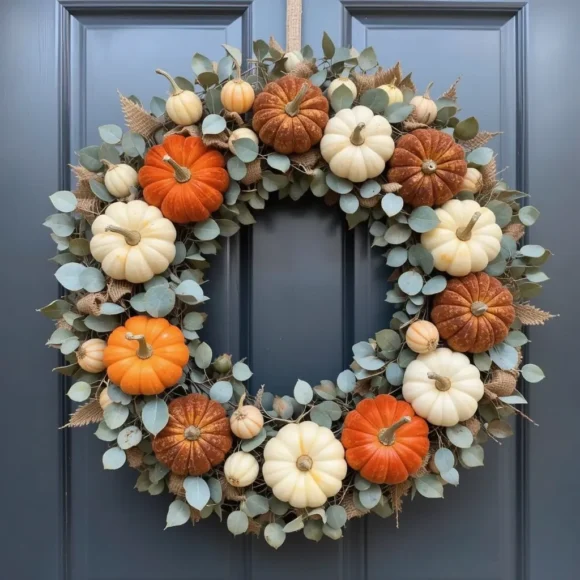 Pumpkin and Eucalyptus Ring