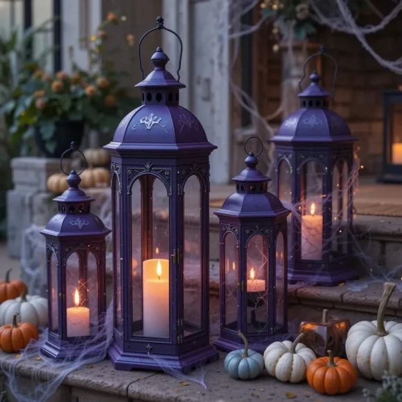 Purple Gothic Lanterns