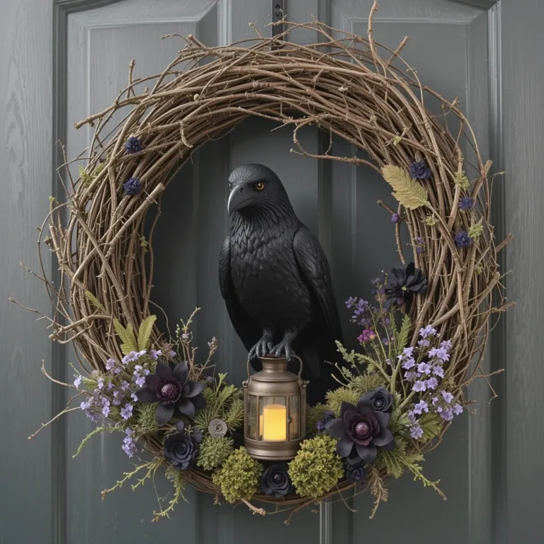 Raven’s Perch Wreath