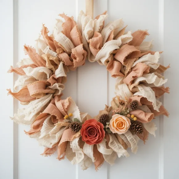 Ribbons and Ruffles Wreath