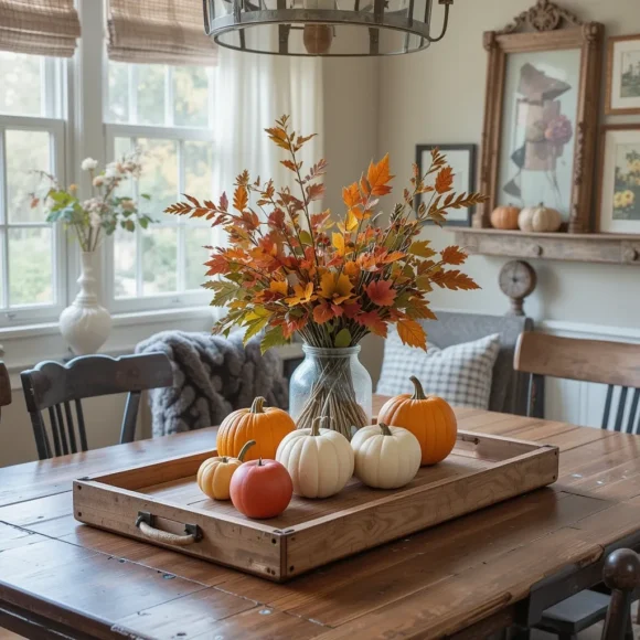 Rustic Wooden Table Accents