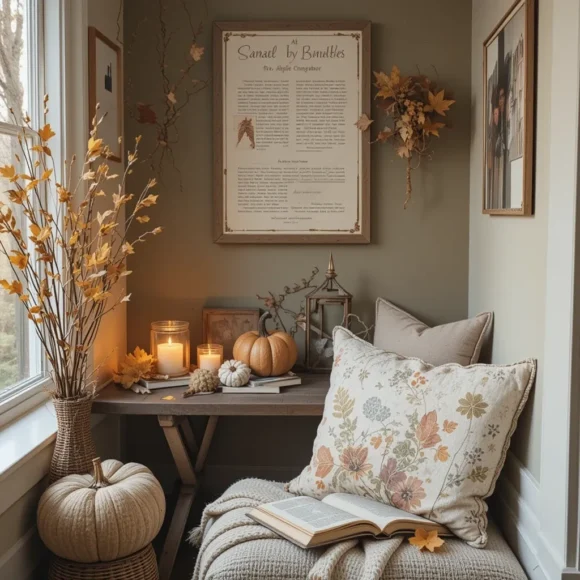 Seasonal Scented Candles in the Reading Corner