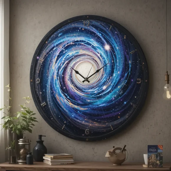 Space-Themed Wall Clock