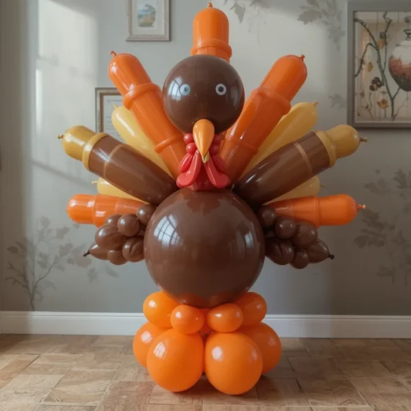 Thanksgiving Turkey Balloon Sculpture