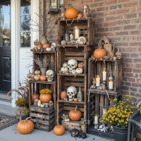 Vintage Crate Display