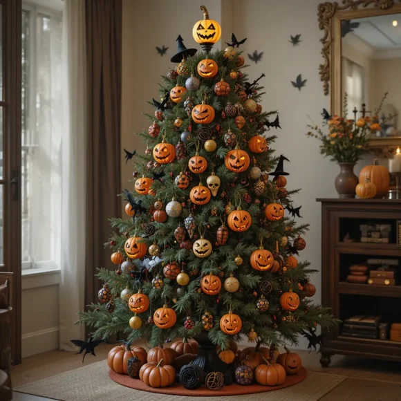 Vintage Halloween Tree