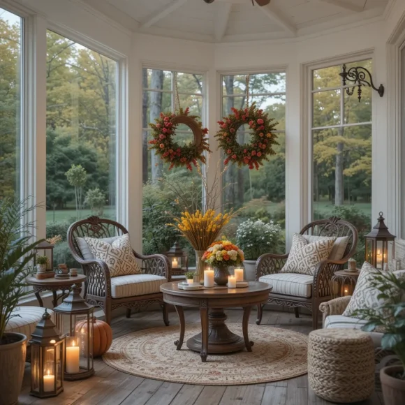 Vintage Lanterns with Flameless Candles