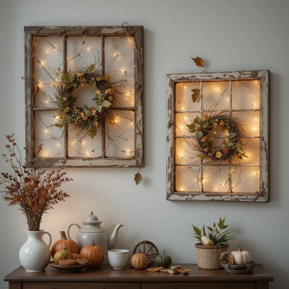 Vintage Window Frame Accents