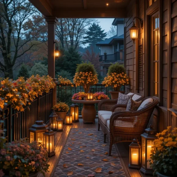 Fall Balcony Decorating Ideas
