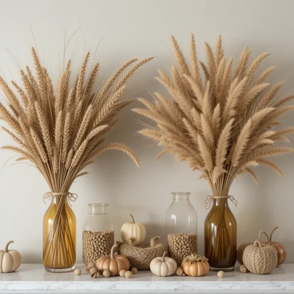 Wheat and Grass Arrangements