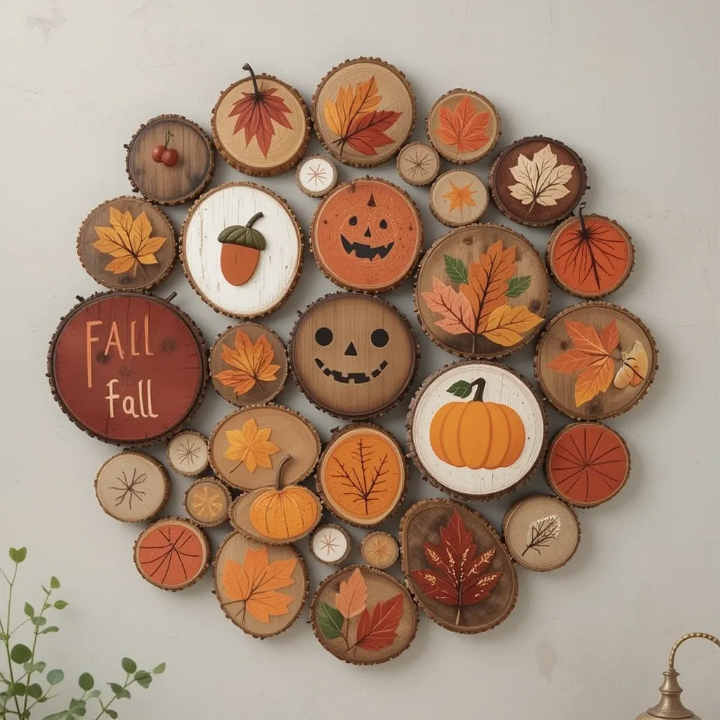 Wood Slice Wall Art