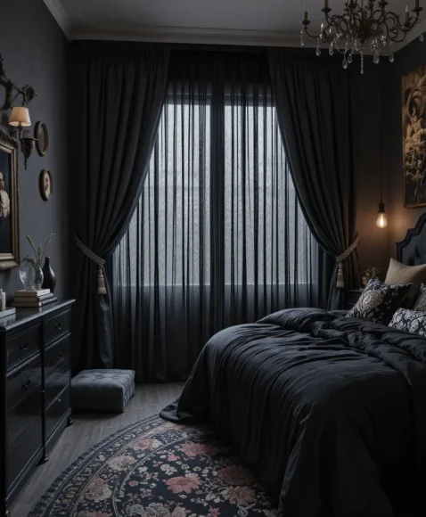 Blackout Curtains with Bling