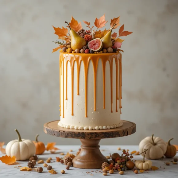 Caramel Drip Cake