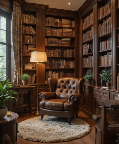 Classic Leather Armchair