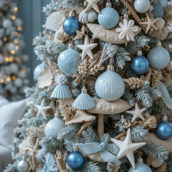 Coastal Blue Holiday Theme