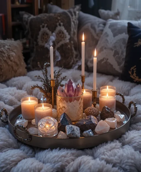 Crystal or Scented Candle Display
