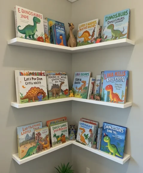 Educational Dinosaur Books Display