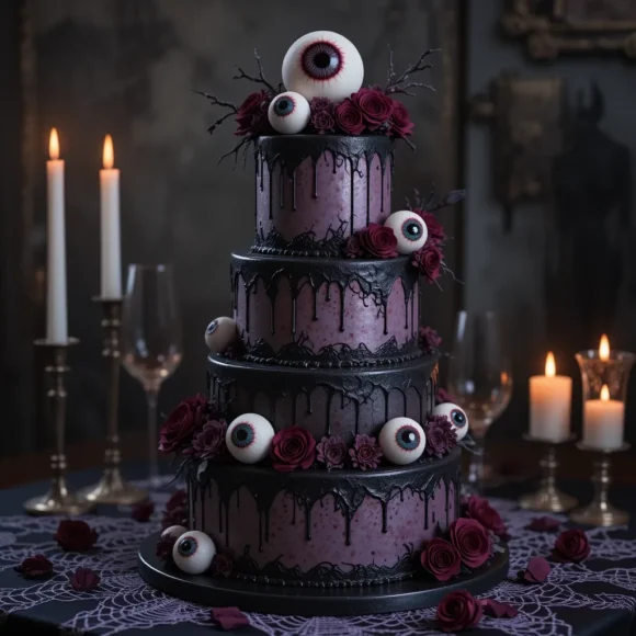 Eyeball Cake Decoration