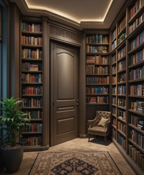 Hidden Door Bookcase
