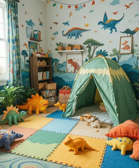 Interactive Dinosaur Play Area