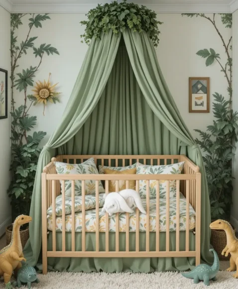 Jungle Canopy Over Crib