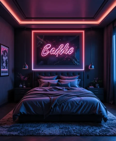LED Sign Headboard
